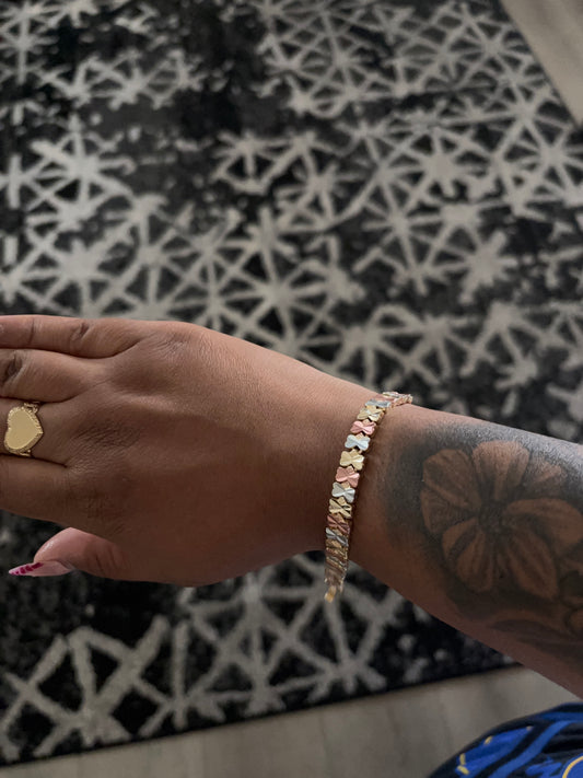 3 Tri Color Bracelets