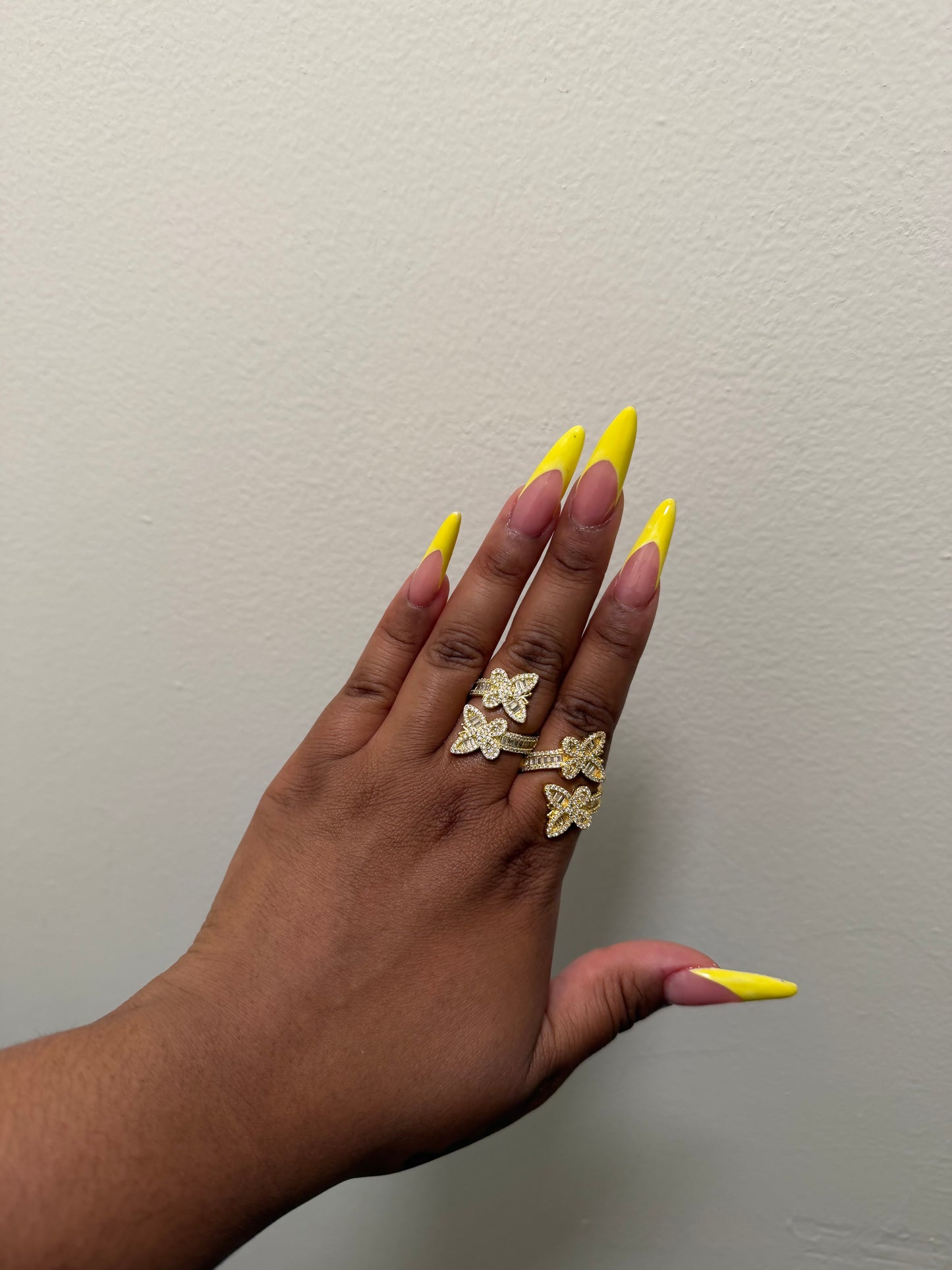 Butterfly Iced Ring