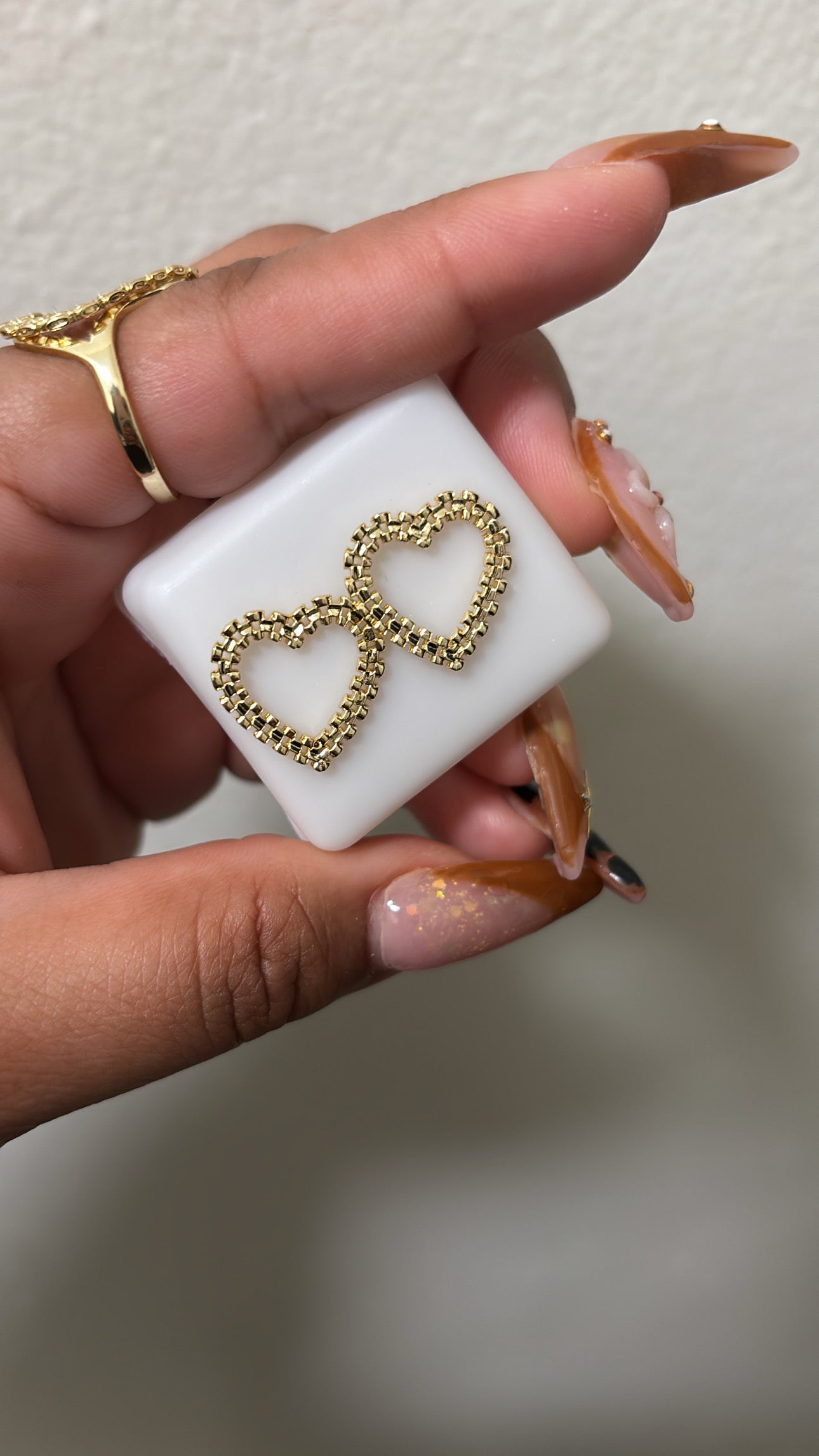 Pretty & Paid Heart Earrings