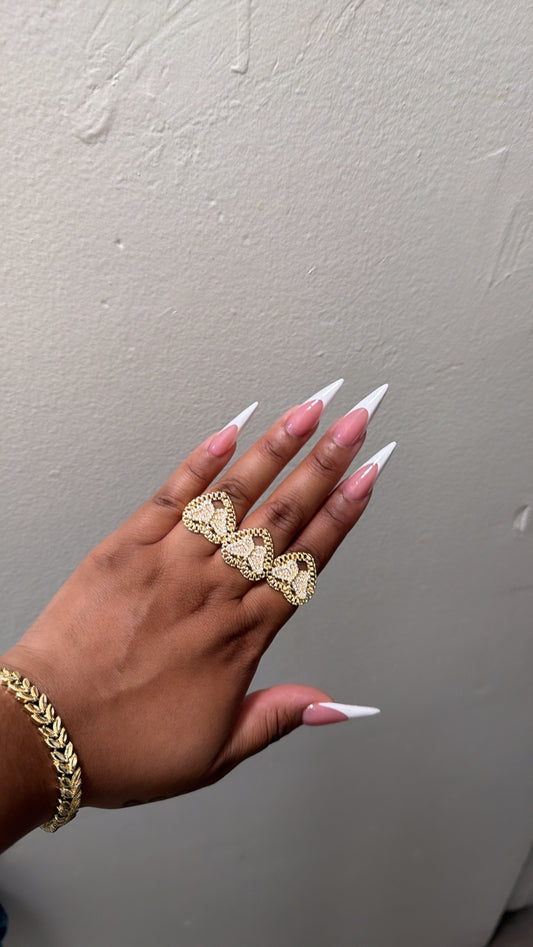 Butterfly Heart Ring
