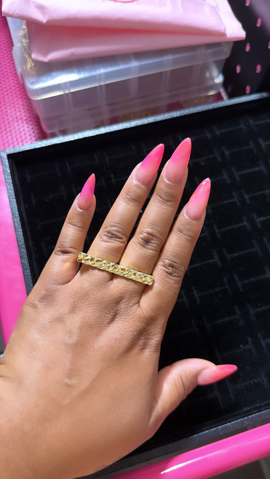 2 Finger Nugget Ring