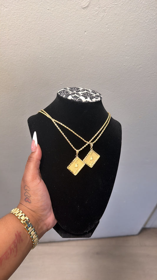 Golden Ace Pendant