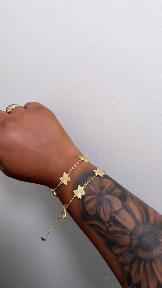 Golden Flutter Bracelet
