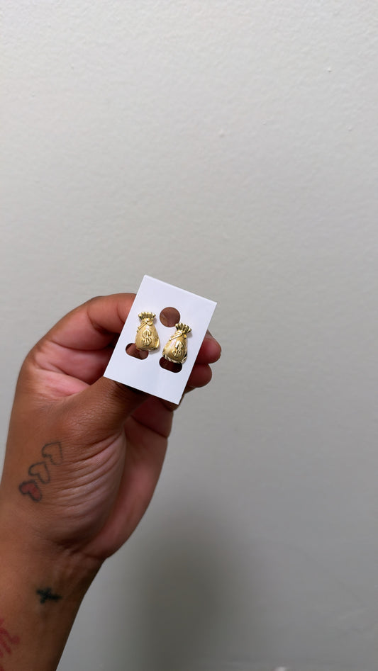 Money Bag Earrings